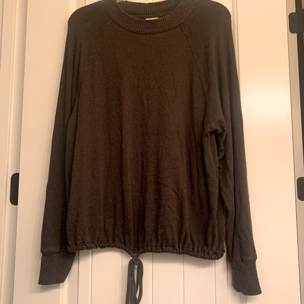 A New Day Brown Tie Sweatshirt